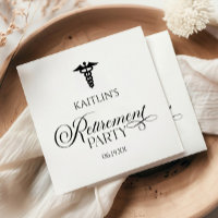 Elegantes medizinisches Caduceus Renten Party