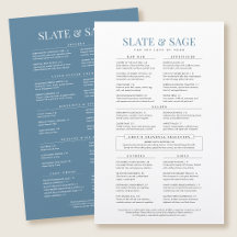 Elegantes mehrgängiges Menü Hochwertiges Restauran