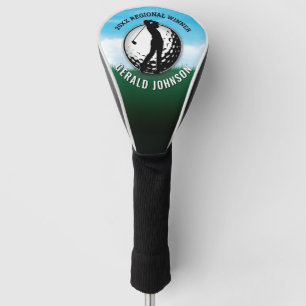 Elegantes Men Golf Monogram Design Headcover