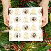 Elegantes Merry Christmas Gold Foto