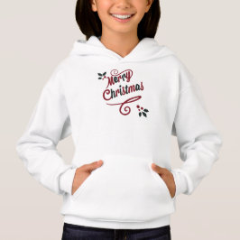 Elegantes Merry Christmas Script Hoodie