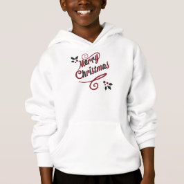 Elegantes Merry Christmas Script Hoodie