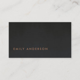 ELEGANTES MINIMAL EINFACHES BLACK FOLIE BLUSPINK VISITENKARTE