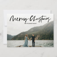 Elegantes Minimal MERRY CHRISTMAS Foto