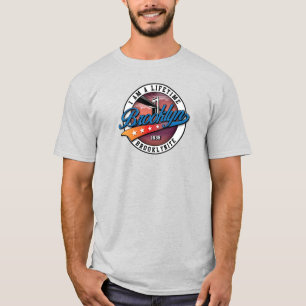 Elegantes minimalist Brooklyn-Logo-Design Ash T-Shirt