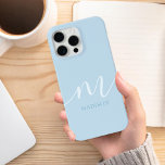 Elegantes Minimalistisches Anfangsmonogramm Case-Mate iPhone Hülle<br><div class="desc">Elegantes Skript Minimalistisch Moderne erste Monogram Phone Case. Erstellen Sie Ihren eigenen personalisierten iPhone Case mit individuellem Anfangsnamen.</div>