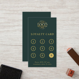 Elegantes minimalistisches benutzerdefiniertes Log Treuekarte