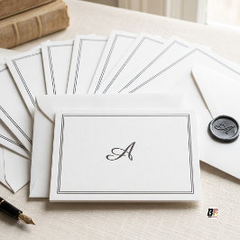 Elegantes minimalistisches benutzerdefiniertes Mon Mitteilungskarte