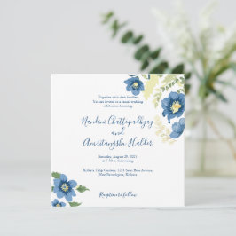 Elegantes Minimalistisches Einladungspaket für Hoc Feiertagskarte