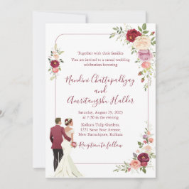 Elegantes Minimalistisches Einladungspaket für Hoc Save The Date