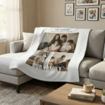 Elegantes minimalistisches Familienfoto mit 3 Bild