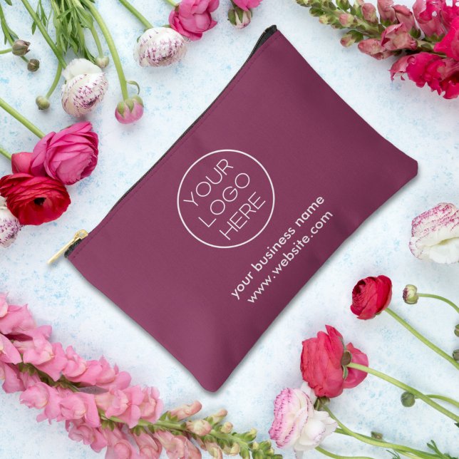 Elegantes Minimalistisches Firmenlogo | Trauben Zubehörtasche (Von Creator hochgeladen)