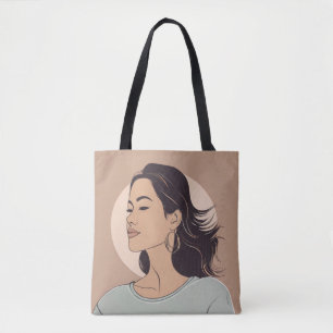 Elegantes Minimalistisches Frauenportrait - Modern