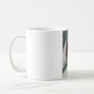 Elegantes Minimalistisches Frisch Vermähltes Paar  Kaffeetasse