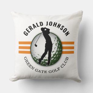 Elegantes minimalistisches Golfer-Design Kissen