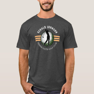 Elegantes Minimalistisches Golfer-Design T-Shirt