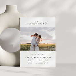 Elegantes Minimalistisches handgeschriebenes Scrip Save The Date