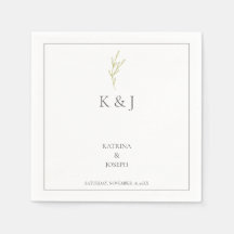 Elegantes Minimalistisches Hochzeitsheim