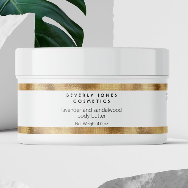 Elegantes, Minimalistisches JAR-Label für Weißgold (Von Creator hochgeladen)