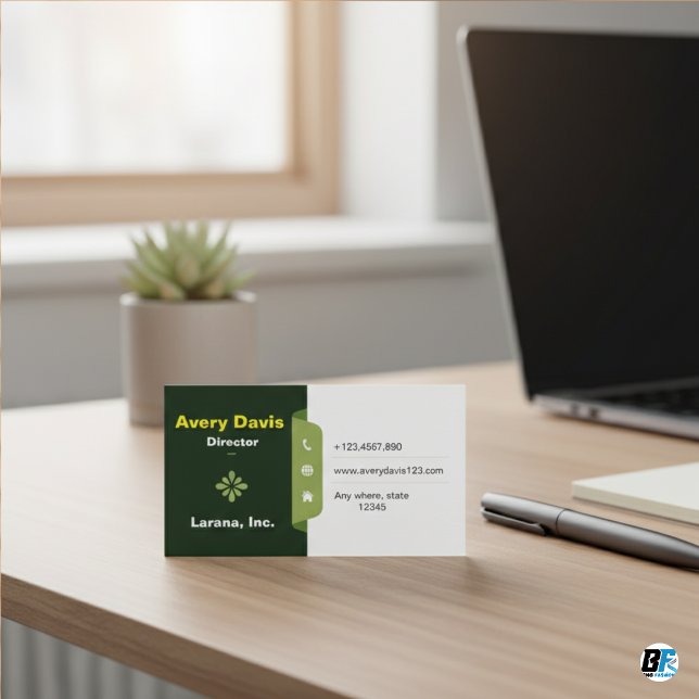 Elegantes Minimalistisches klassisches Design für  Visitenkarte (Von Creator hochgeladen)