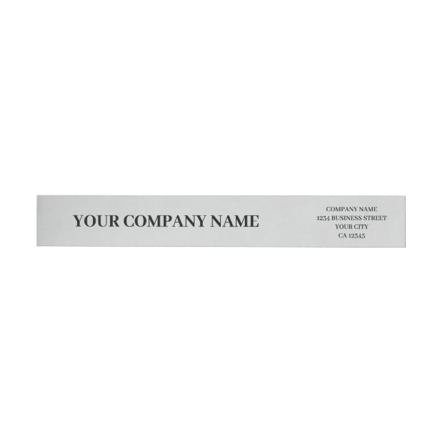 Elegantes Minimalistisches Light Gray Business (Person)
