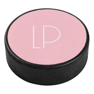 Elegantes minimalistisches modernes Initial auf pa Eishockey Puck