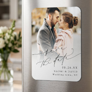 Elegantes minimalistisches modernes schickes Skrip Magnet