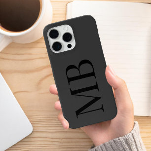 Elegantes Minimalistisches Monogramm Case-Mate iPhone Hülle