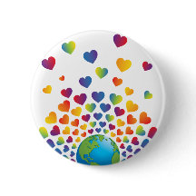 Elegantes Minimalistisches Rainbow Herzdesign