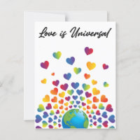 Elegantes Minimalistisches Rainbow Herzdesign