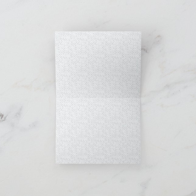 Elegantes minimalistisches Schuldesign Dankeskarte (Innenseite)