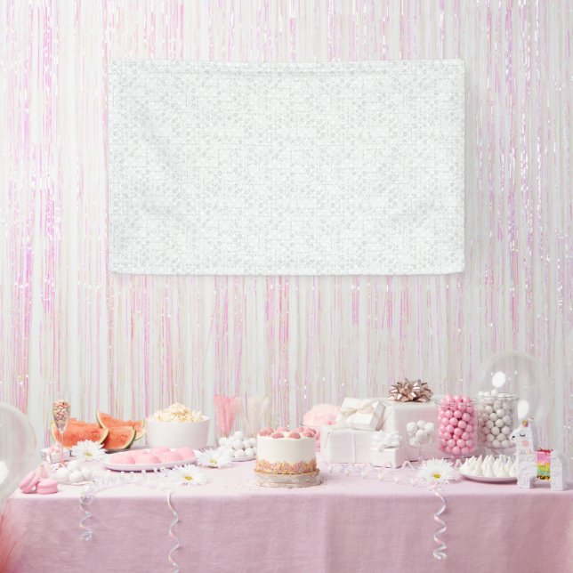 Elegantes minimalistisches Schulmuster Banner (Party)