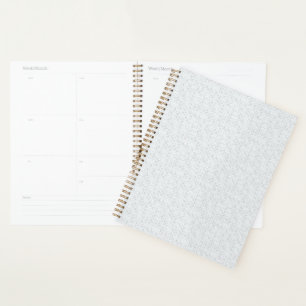 Elegantes minimalistisches Schulmuster Planer