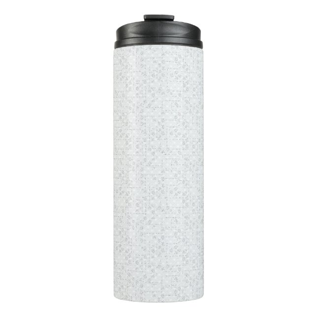 Elegantes minimalistisches Schulmuster Thermosbecher (Vorderseite)