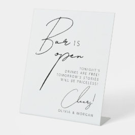 Elegantes Minimalistisches Script Funny Wedding Dr Sockelschild