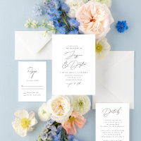 Elegantes Minimalistisches Script Schwarz und Weiß