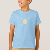 Elegantes minimalistisches Sonnensystem  Planeten 