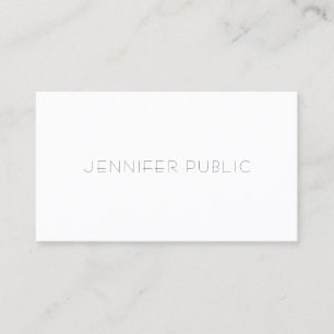 Elegantes Minimalistisches Template Beruflich mode Visitenkarte