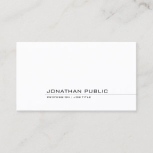 Elegantes Minimalistisches Template Beruflich mode Visitenkarte