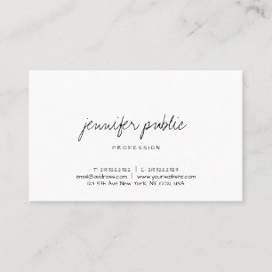Elegantes minimalistisches Template Moderne, hands Visitenkarte