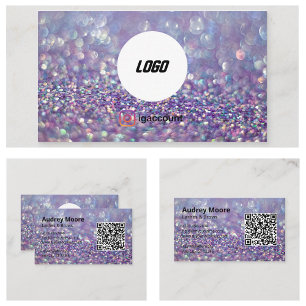 Elegantes Minimalistisches trendy Modern Logo Visitenkarte