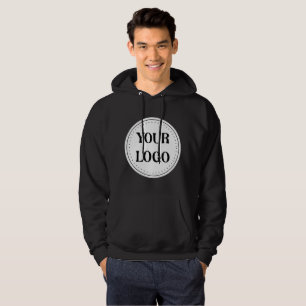 Elegantes, minimalistisches und schlankes schwarze hoodie