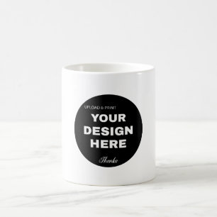 Elegantes, minimalistisches und schlankes schwarze kaffeetasse