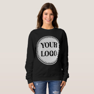 Elegantes, minimalistisches und schlankes schwarze sweatshirt