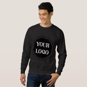 Elegantes, minimalistisches und schlankes schwarze sweatshirt