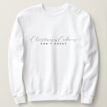 Elegantes Minimalistisches Weihnachts-Sweatshirt