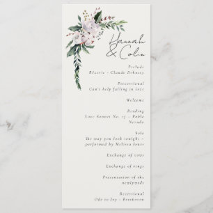 Elegantes Minimalistisches Winterreath Weiß Grün Programm