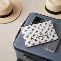 Elegantes Mit Monogramm Alphabet Muster Einfache B