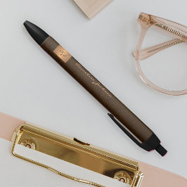 Elegantes mit Monogramm Goldnamensbüro Kugelschreiber