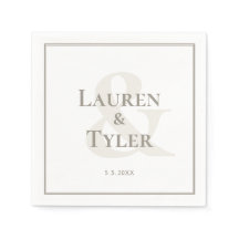 Elegantes Mit Monogramm Hochzeitsempfang